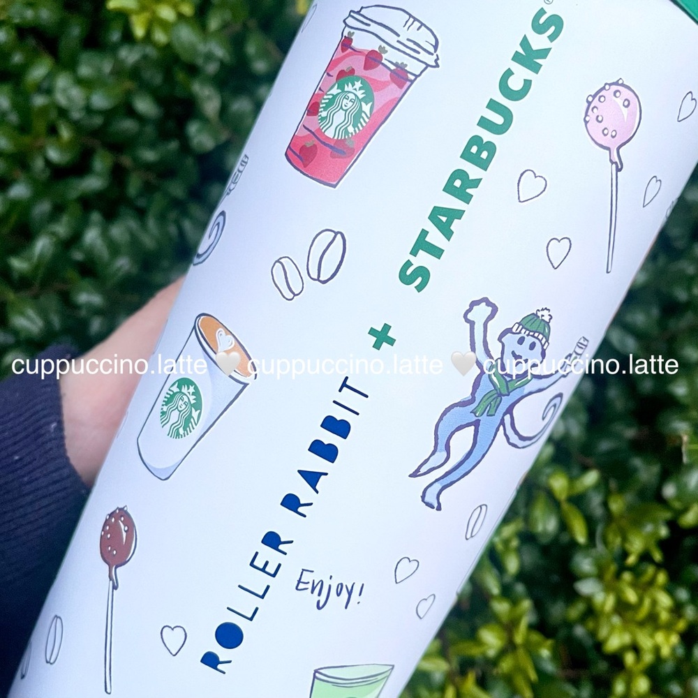 LAST ONE✨Starbucks x Roller Rabbit ‘Coffeehouse Bonanza’ Stainless Steel Tumbler - Picture 5 of 10